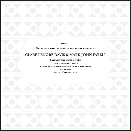 Hoxton Letterpress Invitation Design Medium