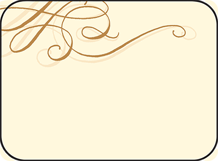 Illuminer Letterpress Placecard Flat Design Medium