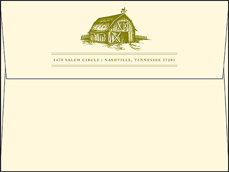 Imogene Letterpress Envelope Design Medium