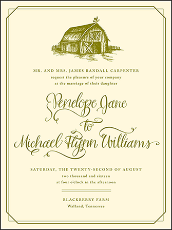 Imogene Letterpress Invitation Design Medium