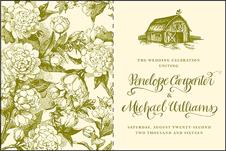 Imogene Letterpress Program Design Medium