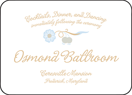 Indian Summer Letterpress Reception Design Medium