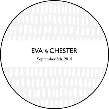 Indie Twill Letterpress Coaster Design Medium
