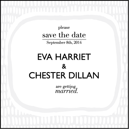 Indie Twill Letterpress Save The Date Design Medium