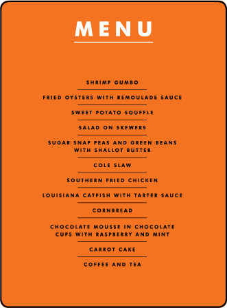 Jack and Jill Letterpress Menu Design Medium