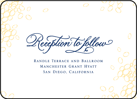 Janelle Elegance Letterpress Reception Design Medium