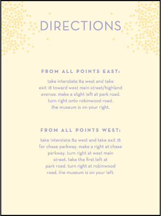 Joie de Vivre Letterpress Direction Design Medium