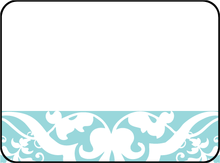 Jolie Letterpress Placecard Flat Design Medium