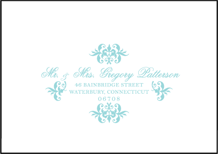 Jolie Letterpress Reply Envelope Design Medium