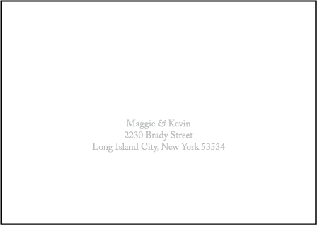 Joyful Yarrow Letterpress Reply Envelope Design Medium
