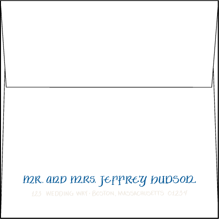 Julian Calligraphy Letterpress Envelope Design Medium