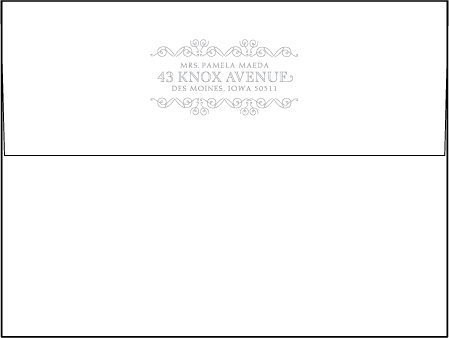La Salle Letterpress Envelope Design Medium