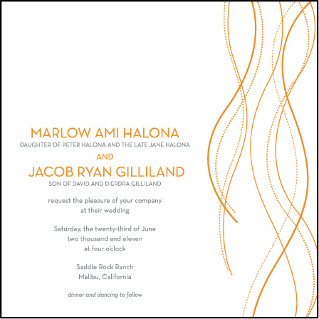 Lana Letterpress Invitation Design Medium