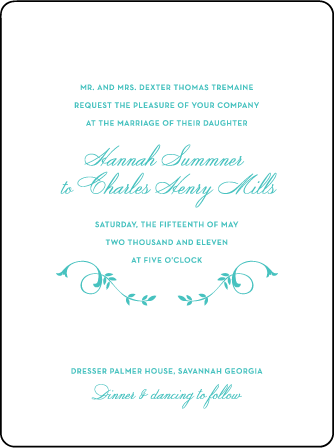 Larkin Letterpress Invitation Design Medium