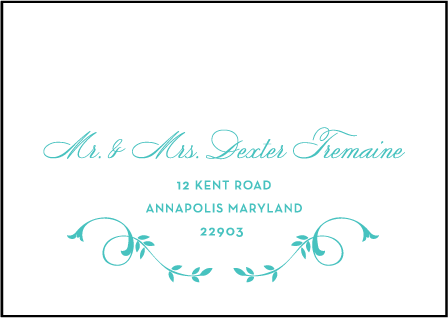 Larkin Letterpress Reply Envelope Design Medium