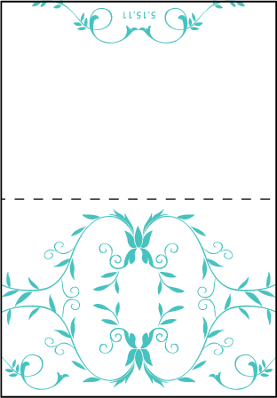 Larkin Letterpress Thank You Card Fold Design Medium