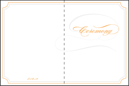 Lexington Letterpress Program Design Medium