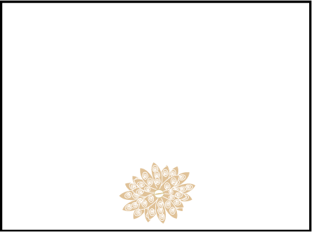 Lillyblade Letterpress Placecard Flat Design Medium