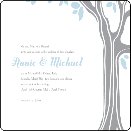Linden Summer Letterpress Invitation Design Medium