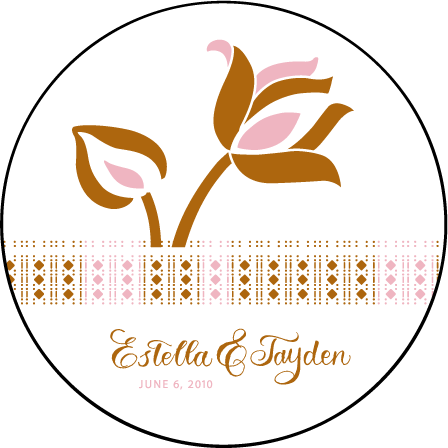 Lola Letterpress Coaster Design Medium