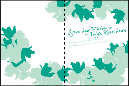 Love Notes Letterpress Program Design Medium
