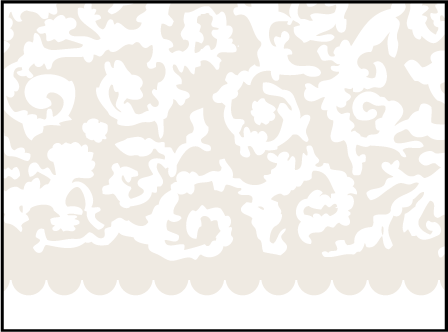 Lush Letterpress Placecard Flat Design Medium