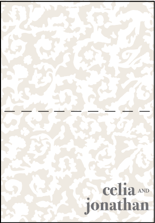 Lush Letterpress Thank You Card Fold Design Medium