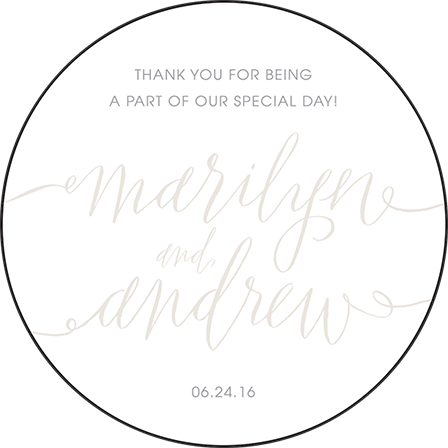 Madison Chic Letterpress Coaster Design Medium