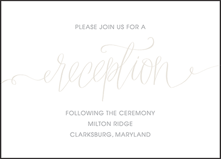Madison Chic Letterpress Reception Design Medium