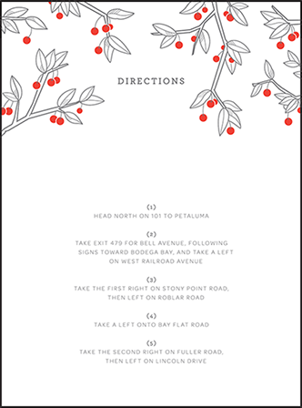 Mae Letterpress Direction Design Medium