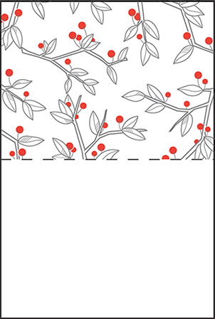 Mae Letterpress Placecard Fold Design Medium