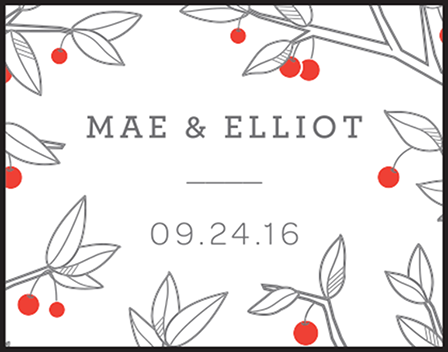 Mae Letterpress Stamp Design Medium