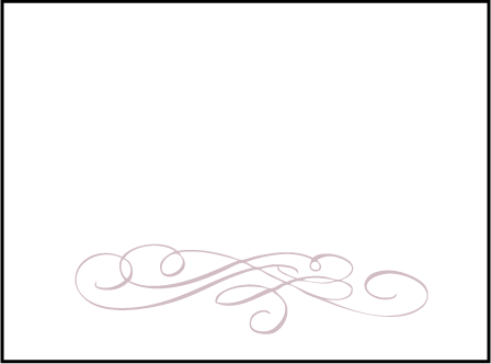 Magnolia Letterpress Placecard Flat Design Medium
