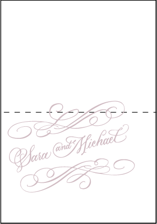 Magnolia Letterpress Thank You Card Fold Design Medium