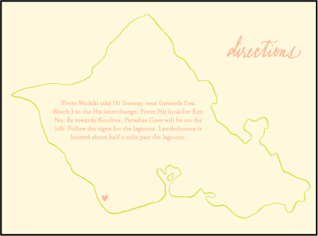 Maile Letterpress Direction Design Medium