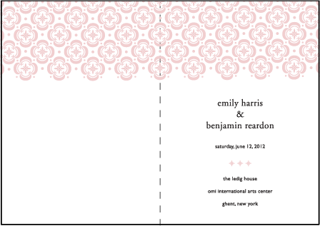 Majorca Letterpress Program Design Medium