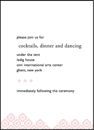 Majorca Letterpress Reception Design Medium