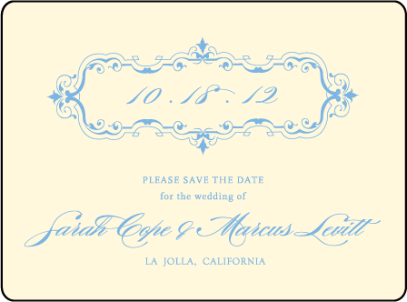 Marais Letterpress Save The Date Design Medium