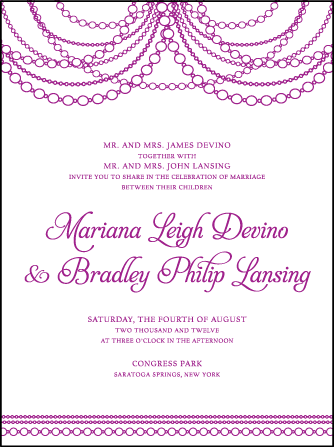 Mariana Vintage Letterpress Invitation Design Medium