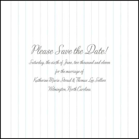 Marie Letterpress Save The Date Design Medium