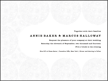 Meadow Letterpress Invitation Design Medium