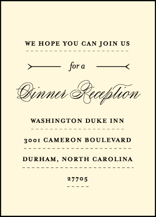 Measurement Letterpress Reception Design Medium