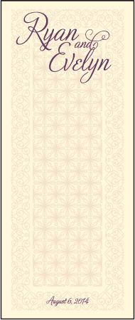 Medley Letterpress Program Tea Design Medium