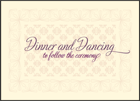 Medley Letterpress Reception Design Medium