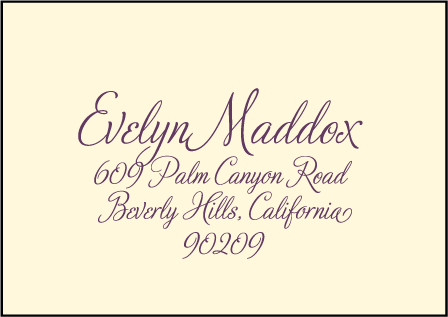 Medley Letterpress Reply Envelope Design Medium
