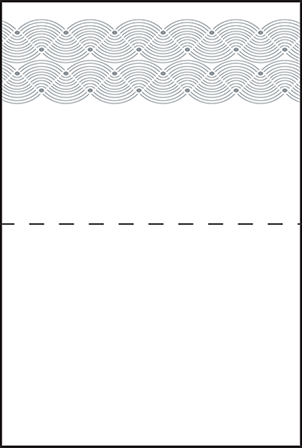 Miles Letterpress Placecard Fold Design Medium