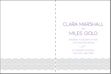 Miles Letterpress Program Design Medium