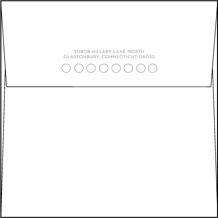 Moda Contemporary Letterpress Envelope Design Medium