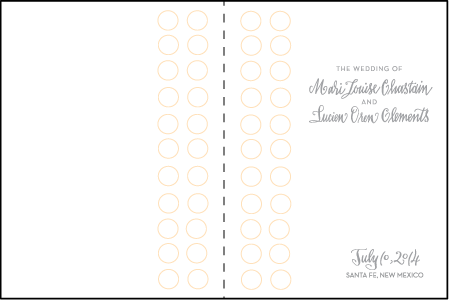Moda Contemporary Letterpress Program Design Medium