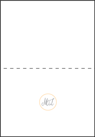 Moda Contemporary Letterpress Thank You Card Fold Design Medium